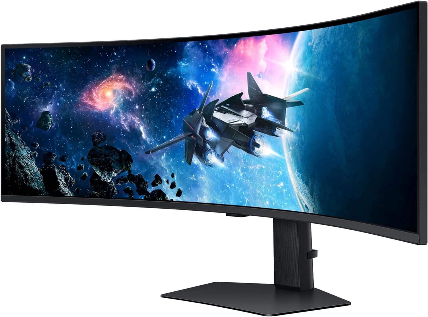 SAMSUNG 49-in Odyssey G9 Series DQHD 1000R Curved Computer Gaming Monitor - LS49CG954ENXZA Bundle w 2 Year Assurance Add-On