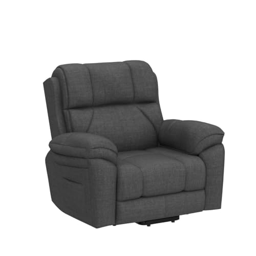 YONISEE Lift Chairs Recliner for Elderly, Super Oversized with Massage and Heat, Overstuffed Wide Recliners, Recliner Chairs for Adults, Heavy Duty and Safety Motion with Cup Holders, USB Ports