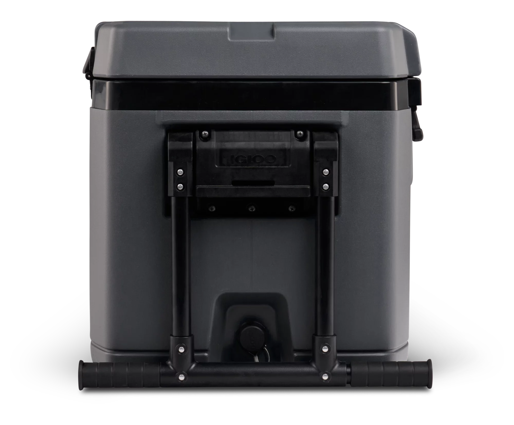 Igloo Overland 72 Quart Ice Chest Cooler with Wheels, Gray (31" x 18" x18)