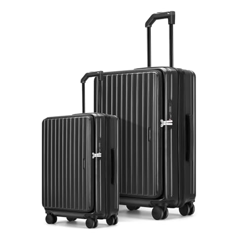 ROAMING Grace Expandable Carry On Luggage Airline Approved, 20 Inch Hardside Carry On Suitcase with Wheels, Travel Harshell Spinner Small Luggage with Tsa Lock, Jade cyan, 20-Inch Carry-On