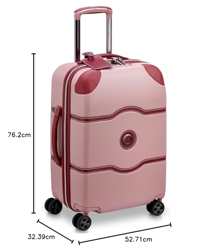 DELSEY PARIS Chatelet Air 2.0 Hardside Luggage with Spinner Wheels, Angora, Checked-Large 28 Inch
