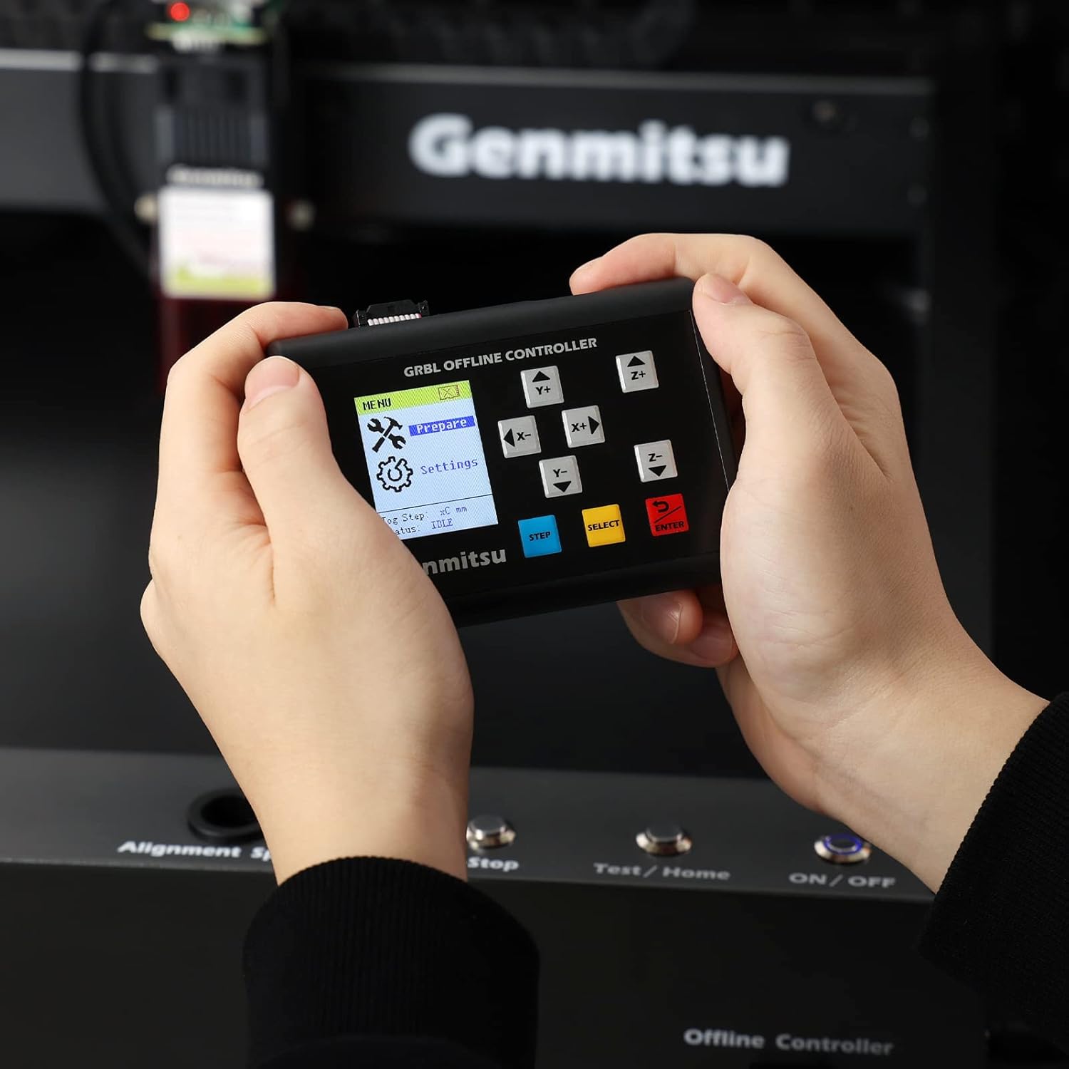 Genmitsu 3018-PROVer V2 CNC Milling Machine, Desktop CNC for Beginner + Offline Controller, Offline Control Module