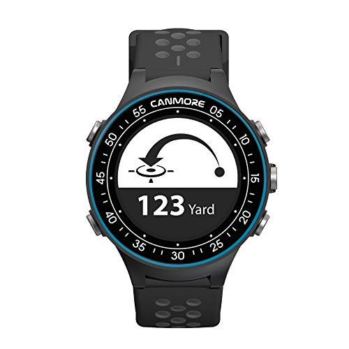 CANMORE TW410G GPS Golf Watch with Step Tracking (Orange)- 41,000+ Free Worldwide Golf Courses Preloaded - Minimalist & User Friendly