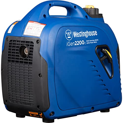 Westinghouse 2550 Peak Watt Super Quiet & Lightweight Portable Inverter Generator, RV Ready 30A Outlet, Gas and Propane Powered, CO Sensor, Parallel Capable, Long Run Time