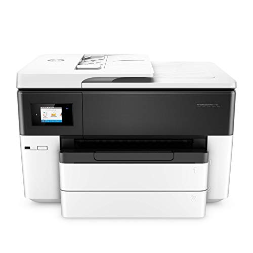 HP OfficeJet Pro 9730e Wide-Format Wireless All-in-One Color Inkjet Printer, Print, scan, Copy up to 11x17', ADF, Duplex Printing Best-for-Office, 3 Month Instant Ink Trial Included (537P6A)