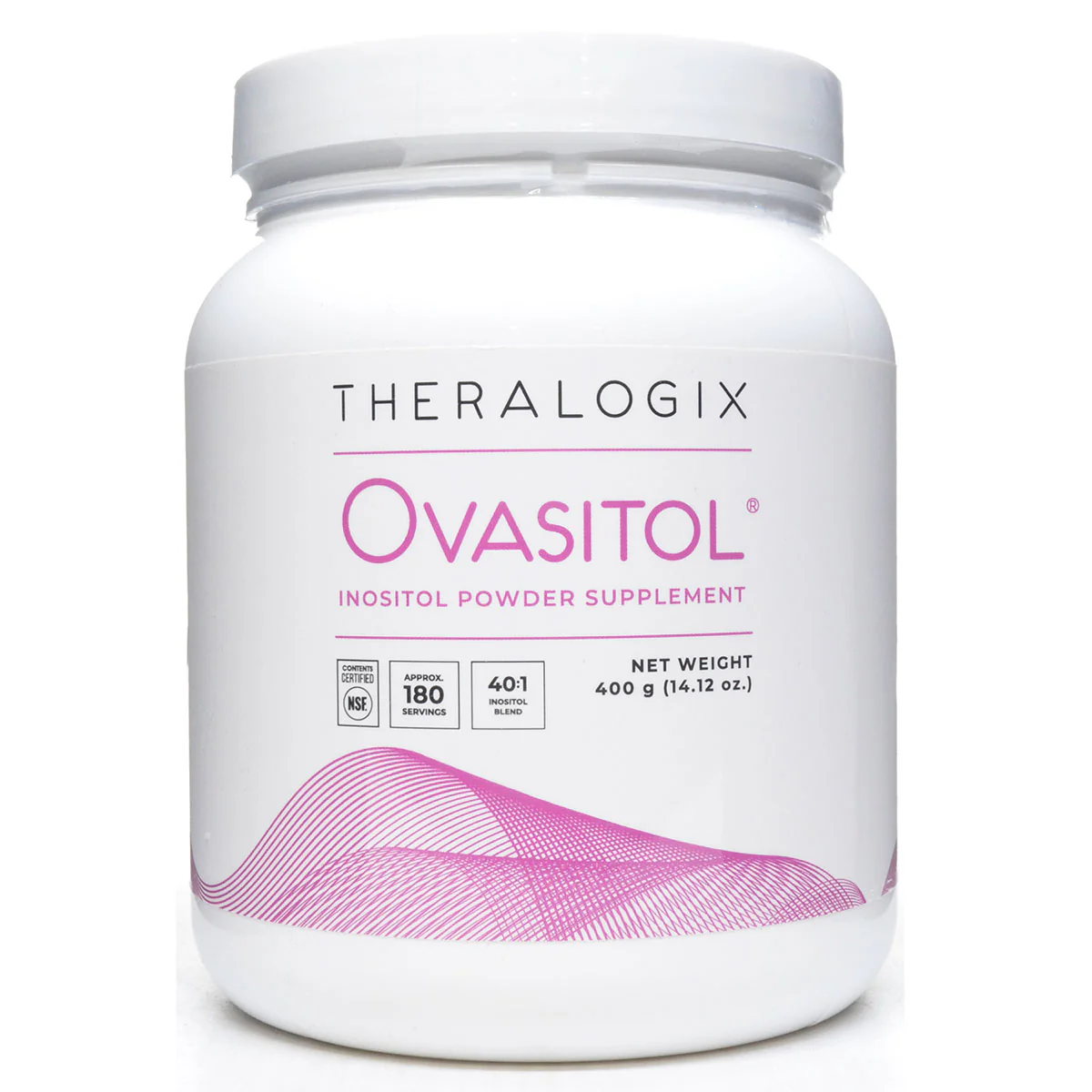 Ovasitol Inositol Powder 400 g by Theralogix - Kansas Nuitrition - HNZSDS