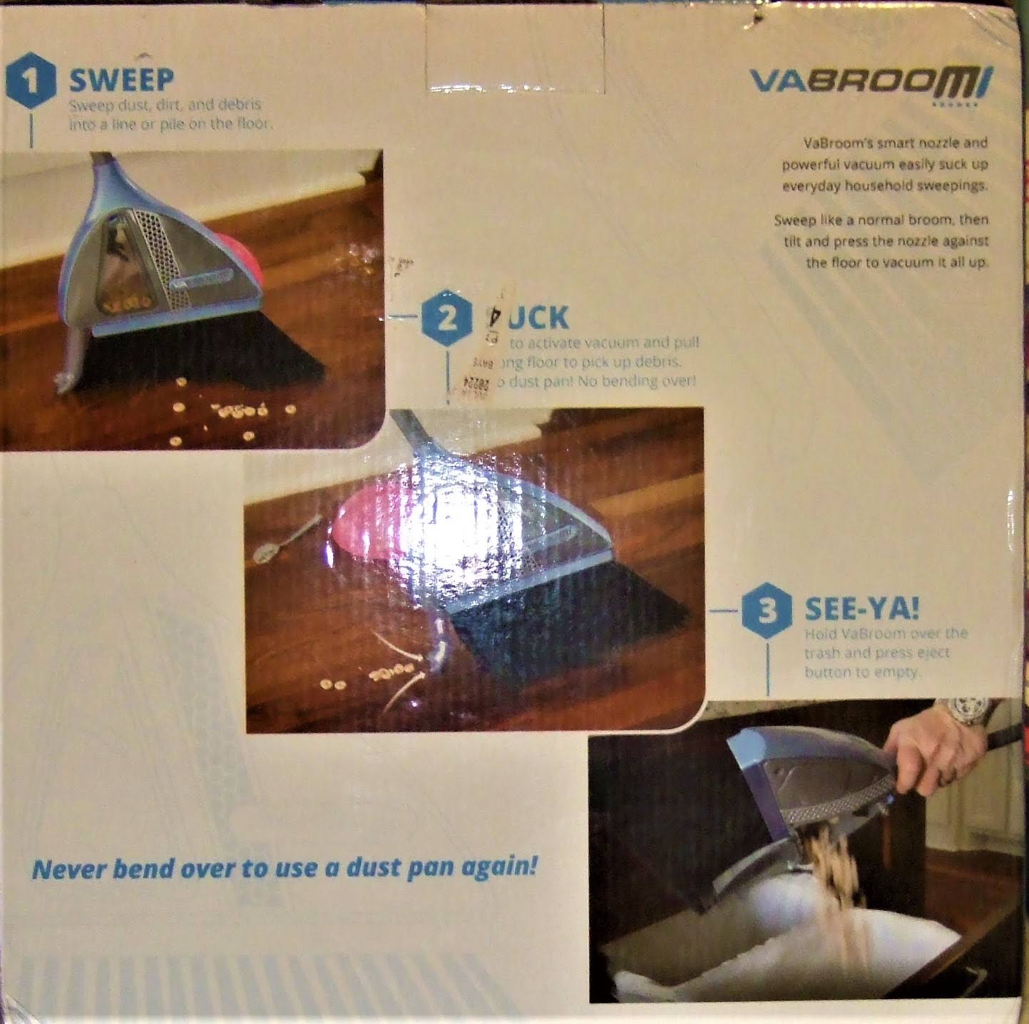 VaBroom - The Powerful 2-in-1 Broom with Built-in Vacuum