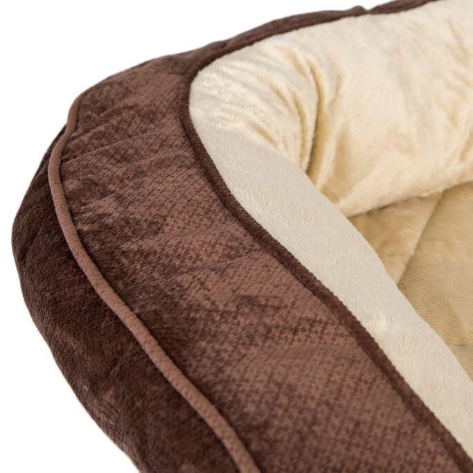Serta Ortho Quilted Couch Pet Bed, Large, Blue