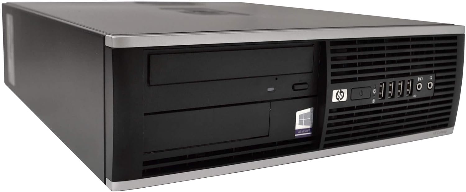 HP Elite 8100 Desktop Computer Package - Intel Core i5 3.2-GHz, 8GB RAM, 2 TB Hard Drive, 22 Inch LCD, DVD, Keyboard, Mouse, WiFi, Windows 10 (Renewed)