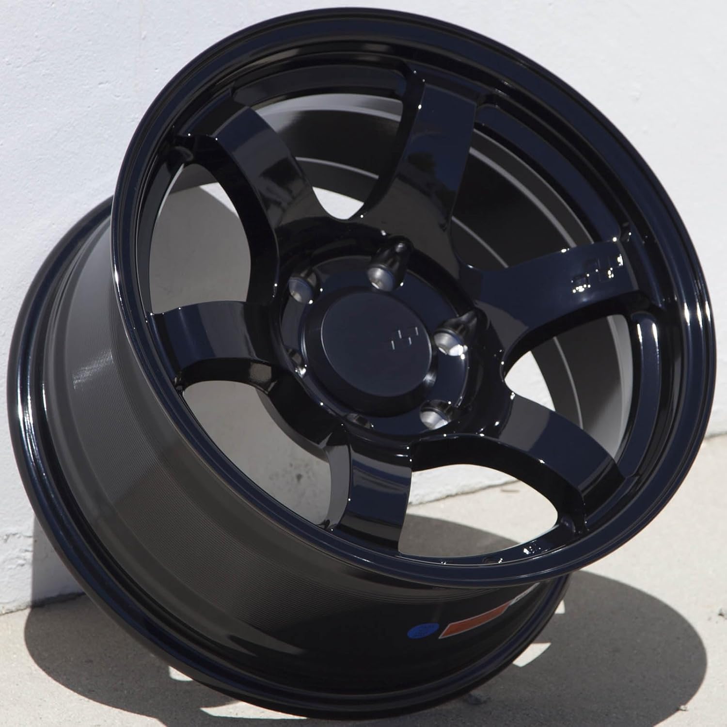 Steller 17 Inch Wheels Gloss Black 6x139.7 6x5.5 Bolt Pattern, 17x8.5, 10mm Offset, 106.1mm, 57DR-X Style Rims Compatible with 01-23 Tacoma, 02-23 4Runner, FJ Cruiser, GX470, GX460