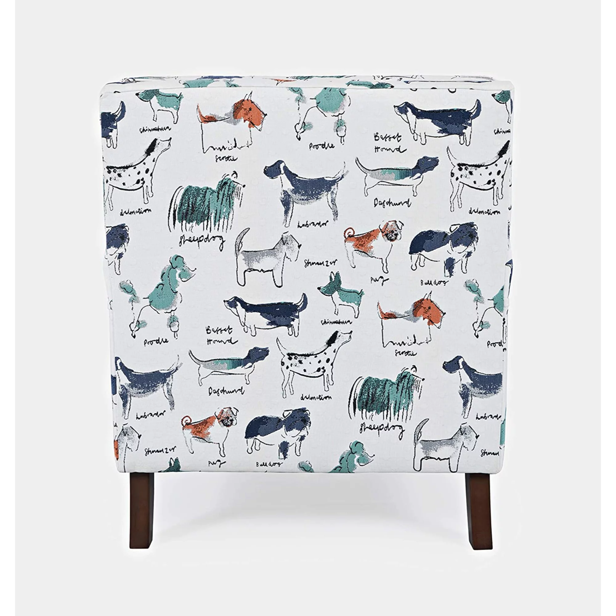 Jofran Baxter Puppy Upholstered Classic Traditional Accent Chair
