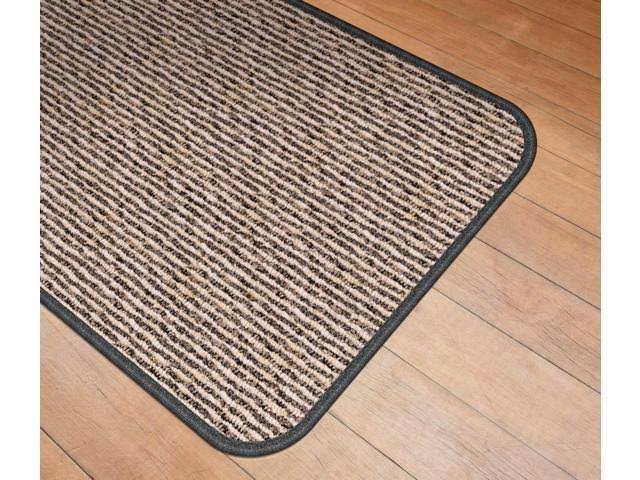 Skid-Resistant Carpet Runner - Black Ripple - 16 ft. x 36 in. - Many Other Sizes to Choose from