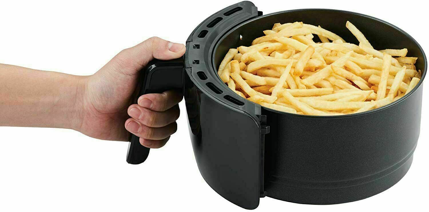 GoWISE USA 3.7-Qt. 1200 Watts Digital Air Fryer (Black)
