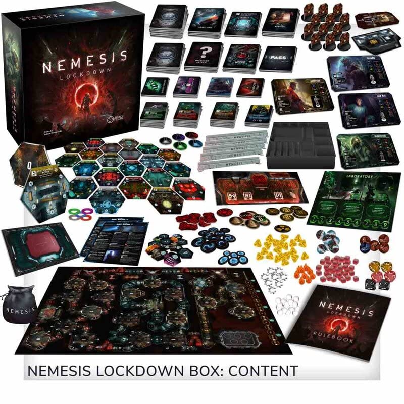 Rebel Nemesis: Cooperative Sci-Fi Horror Strategy Board Game for 1-5 Players