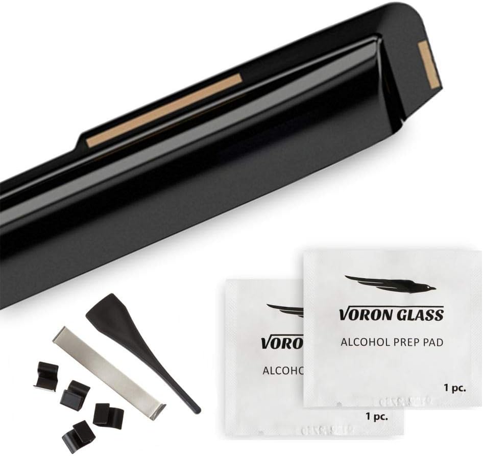 Voron Glass in-Channel Extra Durable Rain Guards for Trucks Toyota Tacoma 2016-2022 Double Cab, Window Deflectors, Vent Window Visors, 4 Pieces - 220056