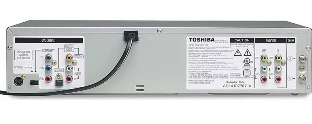 Toshiba sd-v392 DVD VCR Combo Dvd Player Vhs Player With Hdmi Adapter (New)