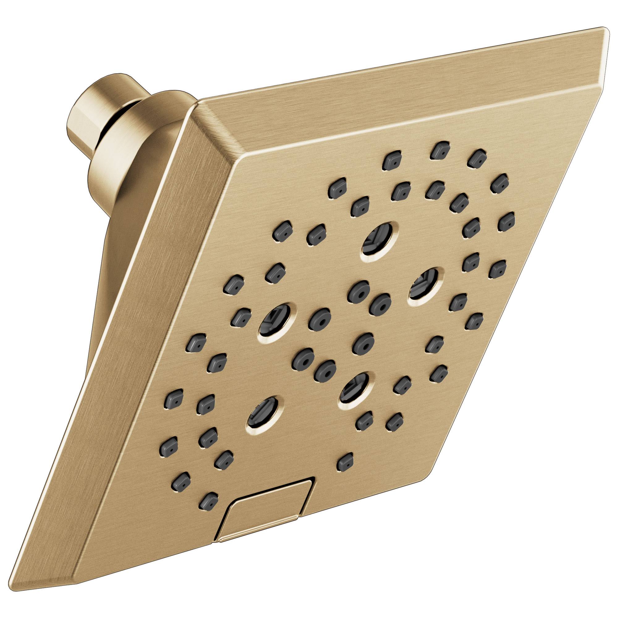 Delta 52664-CZ H2Okinetic 5-Setting Raincan Shower Head, Champagne Bronze