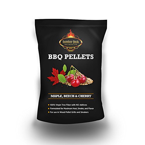 Lumber Jack Maple-Hickory-Cherry BBQ Grilling Wood Pellets, Competition Blend (120)