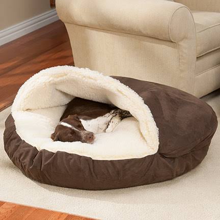 Snoozer Luxury Cozy Cave Pet Bed - Large - Olive