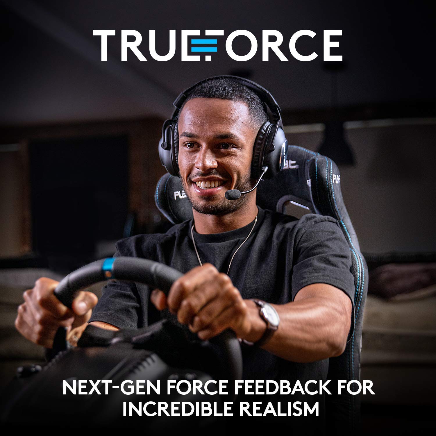 Logitech G923 Racing Wheel and Pedals Trueforce Sim Driving Wheel For PC, PS4, PS5 Shifter