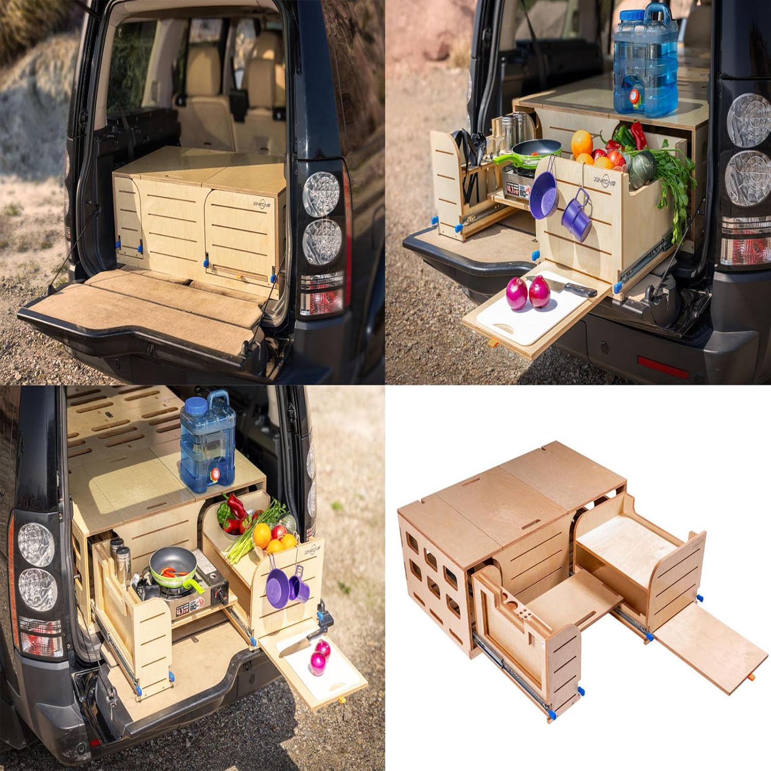 XK - Overland Kitchen Box WD1000 All-in-One Camping Kit with Cooking, Sleeping