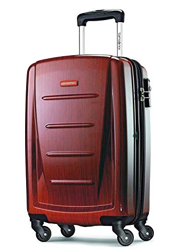 Samsonite Winfield 2 Hardside Expandable Luggage with Spinner Wheels, Brushed Anthracite, Checked-Large 28-Inch