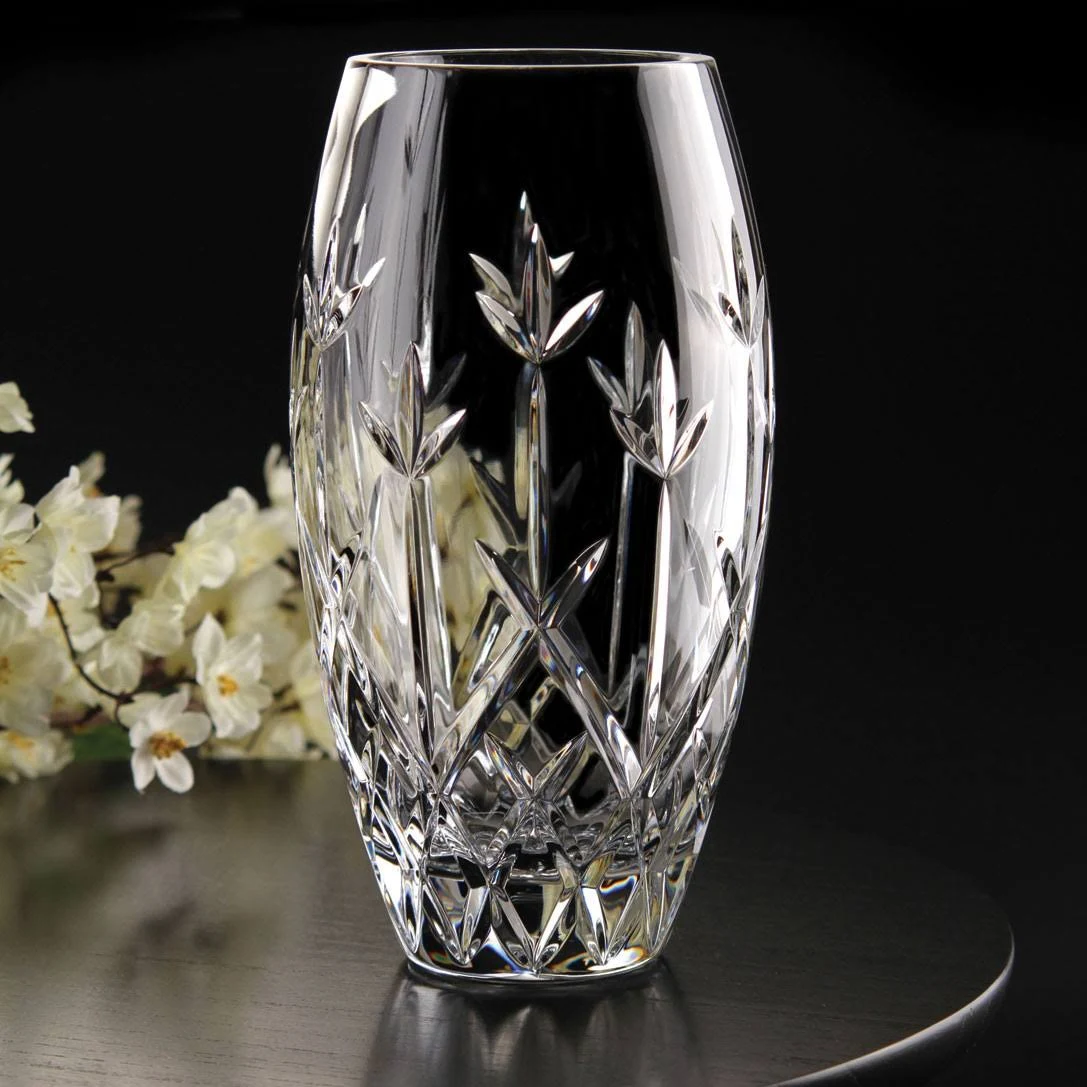 Cashs Ireland, Hawthorne Fairy 10x22 Rose Crystal Vase