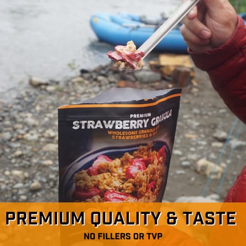 Peak Refuel Essentails Bucket | 100% Real Meat | Premium Freeze-Dried Meals for Backpacking, Camping & Survival | 24 Servings | MRE Emergency Food