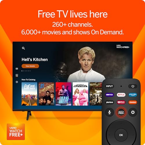 VIZIO 75-Inch V-Series 4K UHD LED Smart TV with Voice Remote, Dolby Vision, HDR10+, Alexa Compatibility, V755-J04, 2022 Model (Renewed)