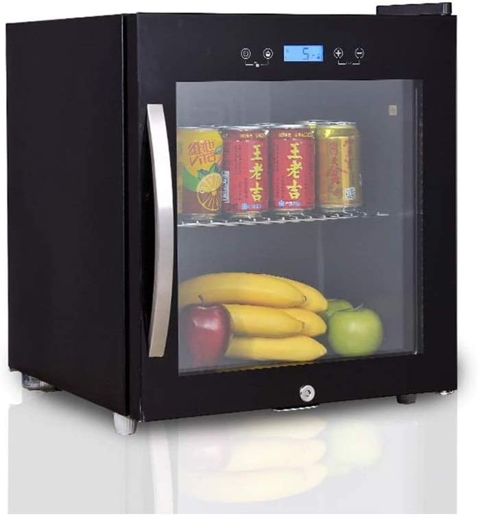 Wine Silent Wine Refrigerator - Freestanding Upright Bottle Storage Wine Cooler Black Refrigerator Wine Cooler Red Wine Thermostat Household Ice Bar Refrigerated Freezer Small