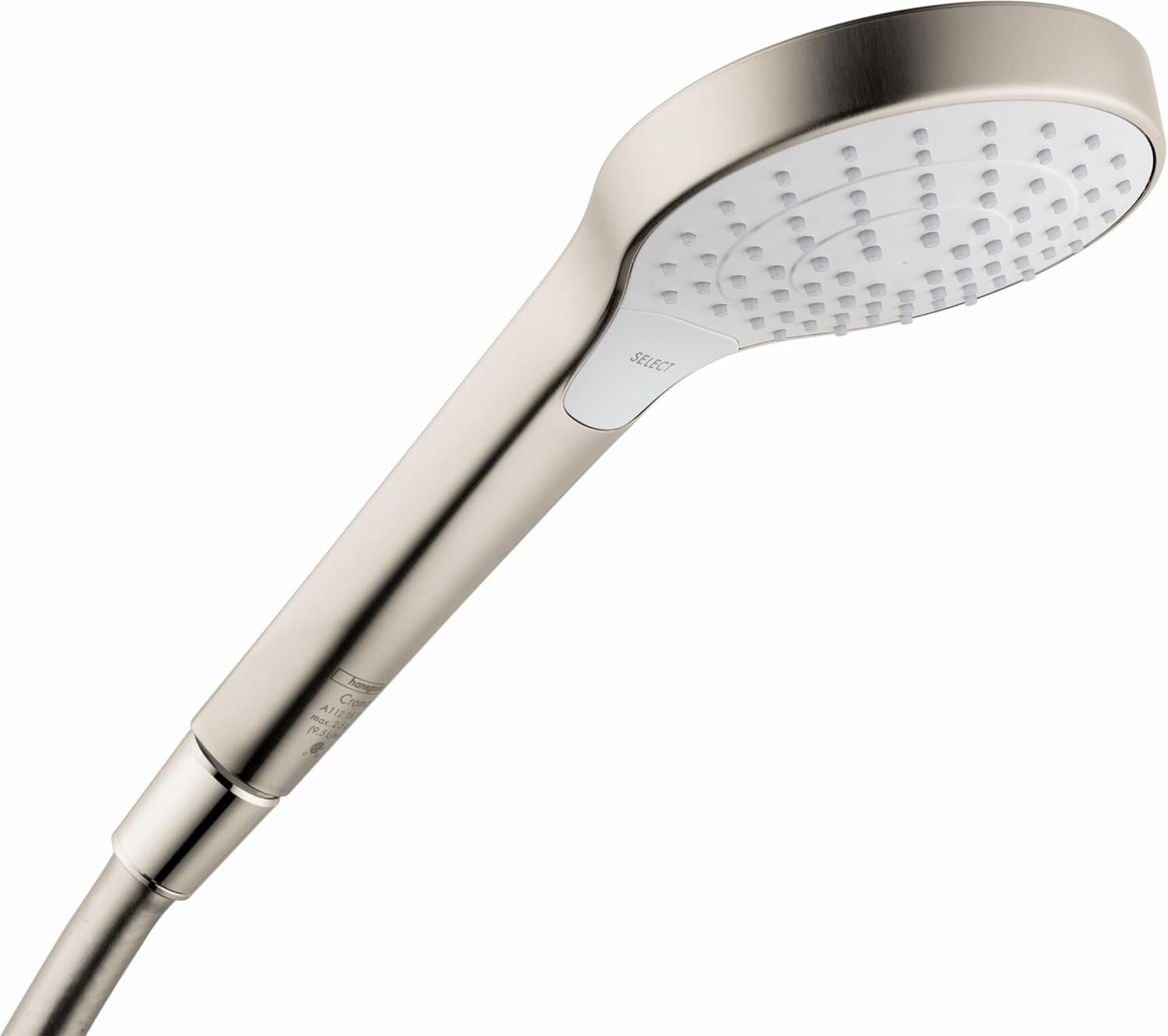 hansgrohe Croma Select S Easy Install 4-inch Handheld Shower Head Modern 3 Vario-Jet (spray zones of variable intensity) 26803821