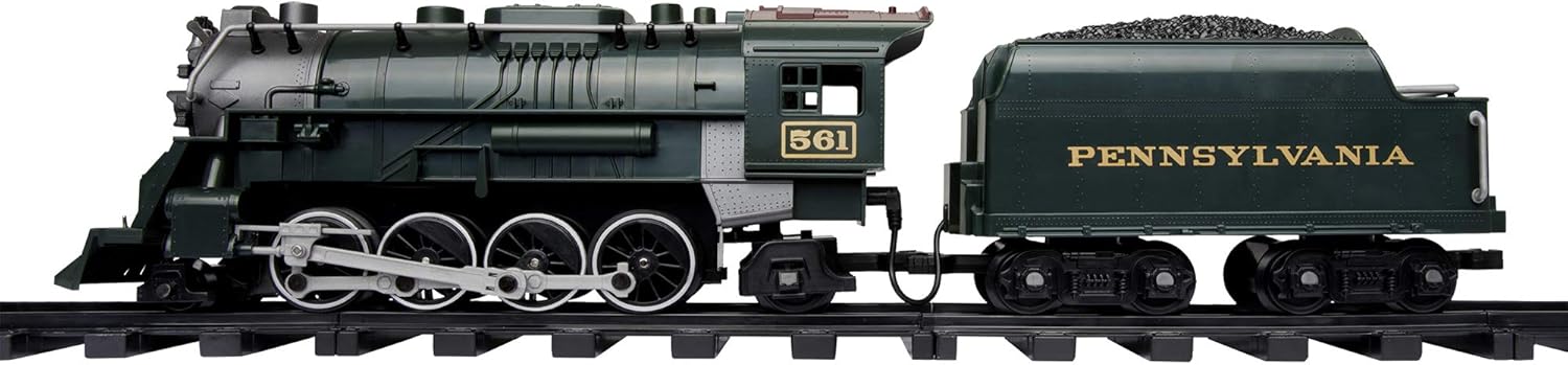 Lionel New York Central Battery-Powered Model Train Set Ready to Play w/Remote Bundle with Ready to Play 12Piece Curved Track Pack and Ready to Play Left & Right Interchange Track Pack, Switch