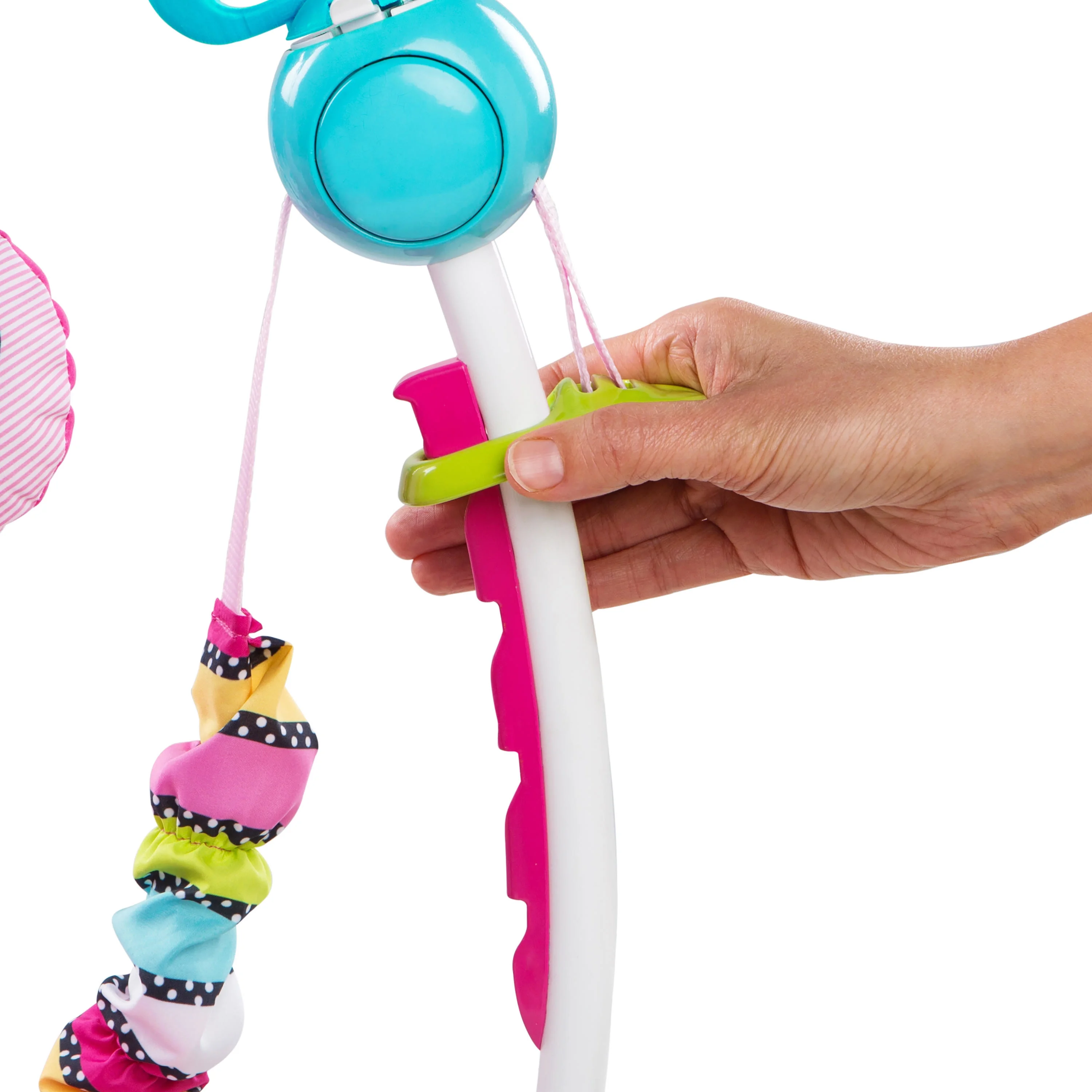 Bright Starts Disney Baby Minnie Mouse PeekABoo Activity Jumper with Lights and Melodies, Ages 6 months +