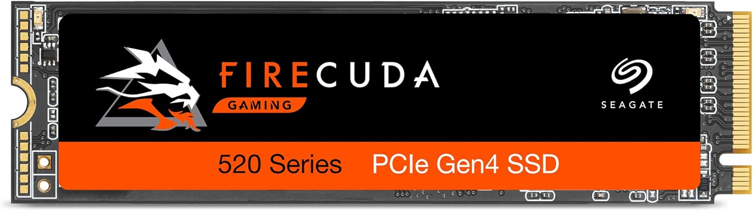 Seagate FireCuda HDD 8TB Internal Hard Drive HDD - 3.5 Inch CMR SATA 6Gb/s 7200RPM 256MB Cache 300TB/year with Rescue Services (ST8000DX001)