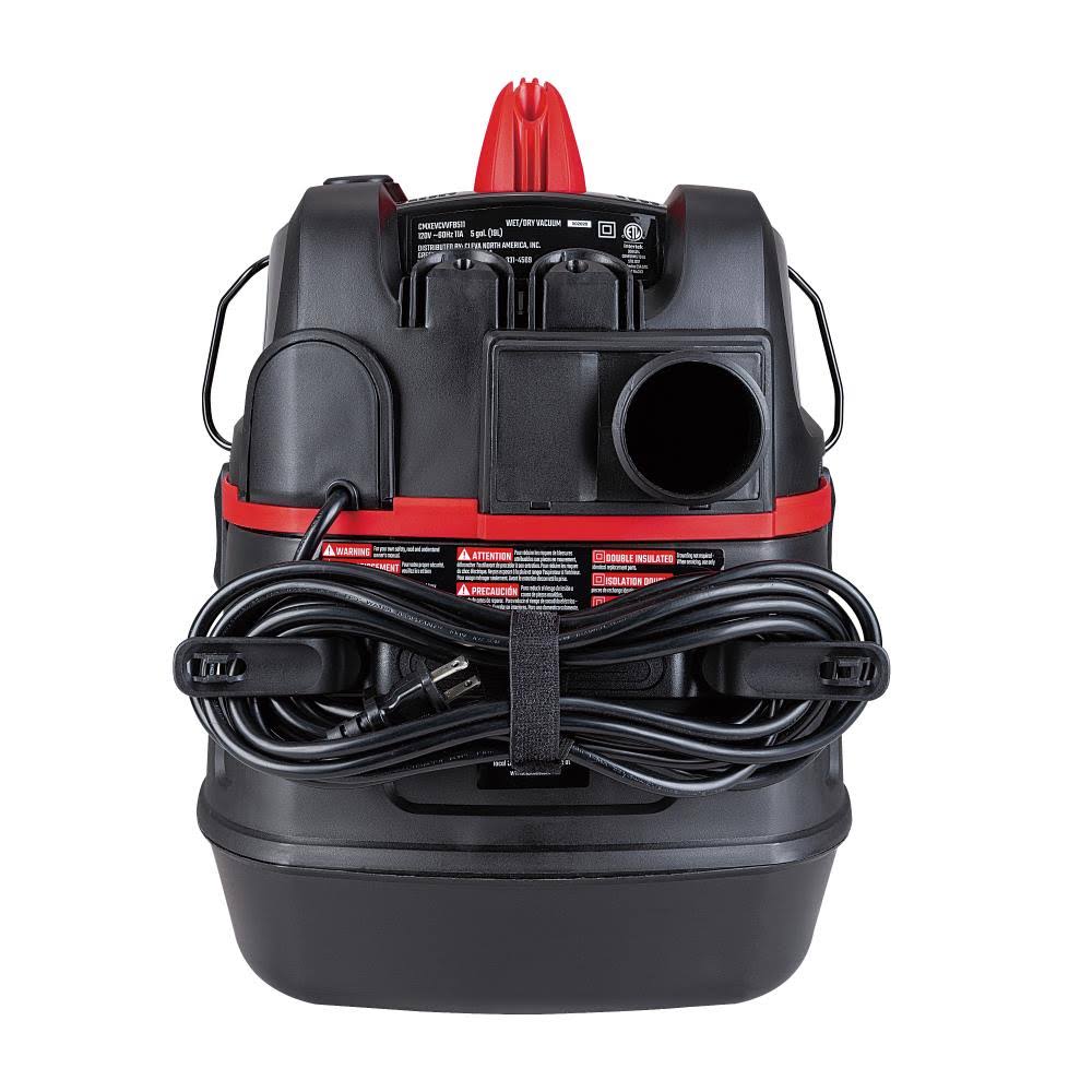 Craftsman 5-Gallon Corded Portable Wet/Dry Shop Vacuum | CMXEVCVVFB511
