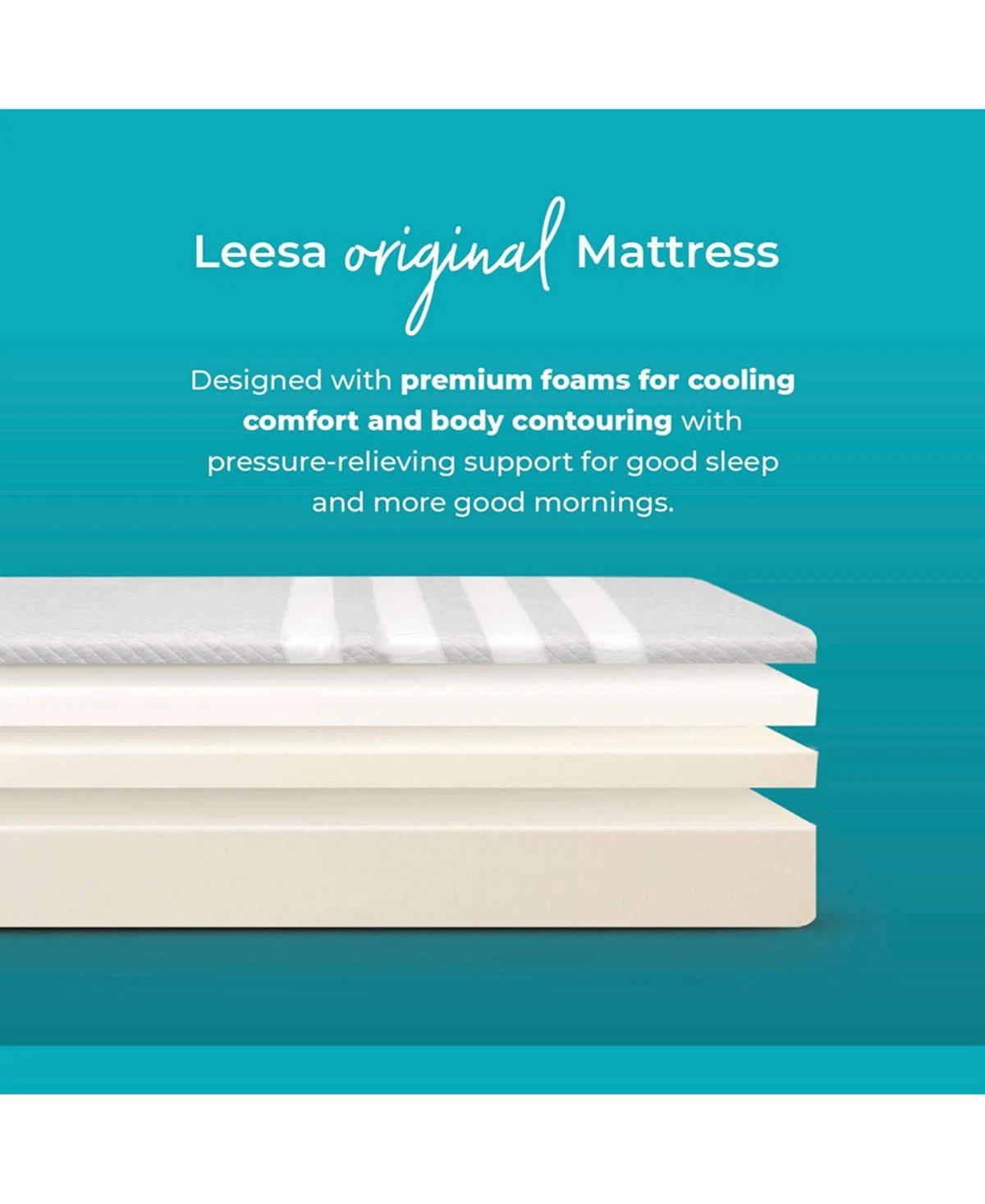 Leesa 10 in. Memory Foam Mattress