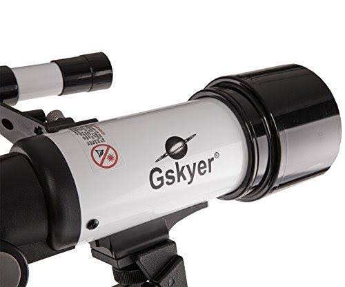 Gskyer Telescope, Travel Scope, 70mm Aperture 400mm AZ Mount Astronomical Refractor Tel