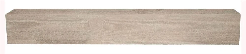 Ekena Millwork BMRS3C0120X040X120WH 3-Sided (U-beam) Rough Sawn Faux Wood Beam, Whitewash, 12x22W x 4x22H x 10&L