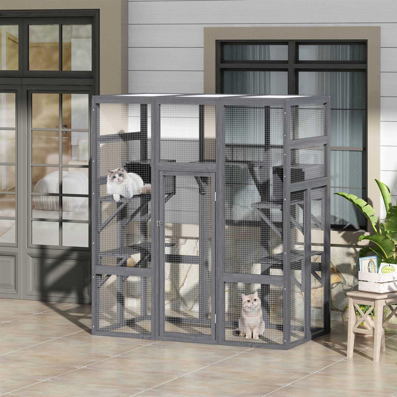Coziwow Large Catio Cat Enclosure Playpen - Pet Supplies online store