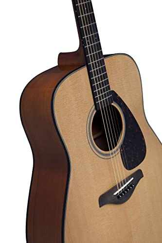 YAMAHA FS800 Small Body Solid Top Acoustic Guitar, Natural, Concert