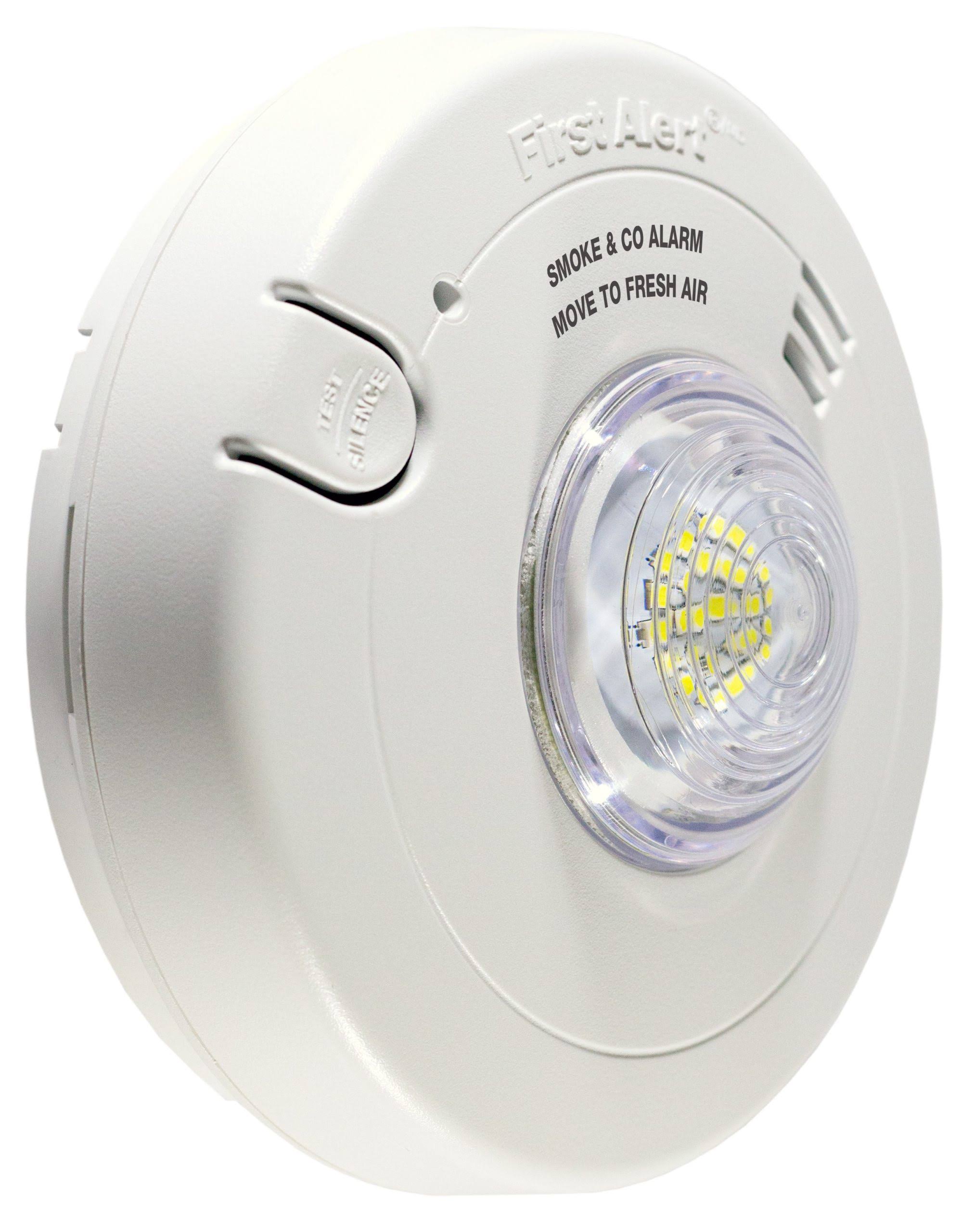 BRK Smoke u0026 Carbon Monoxide Alarm with LED Strobe 7030BSL