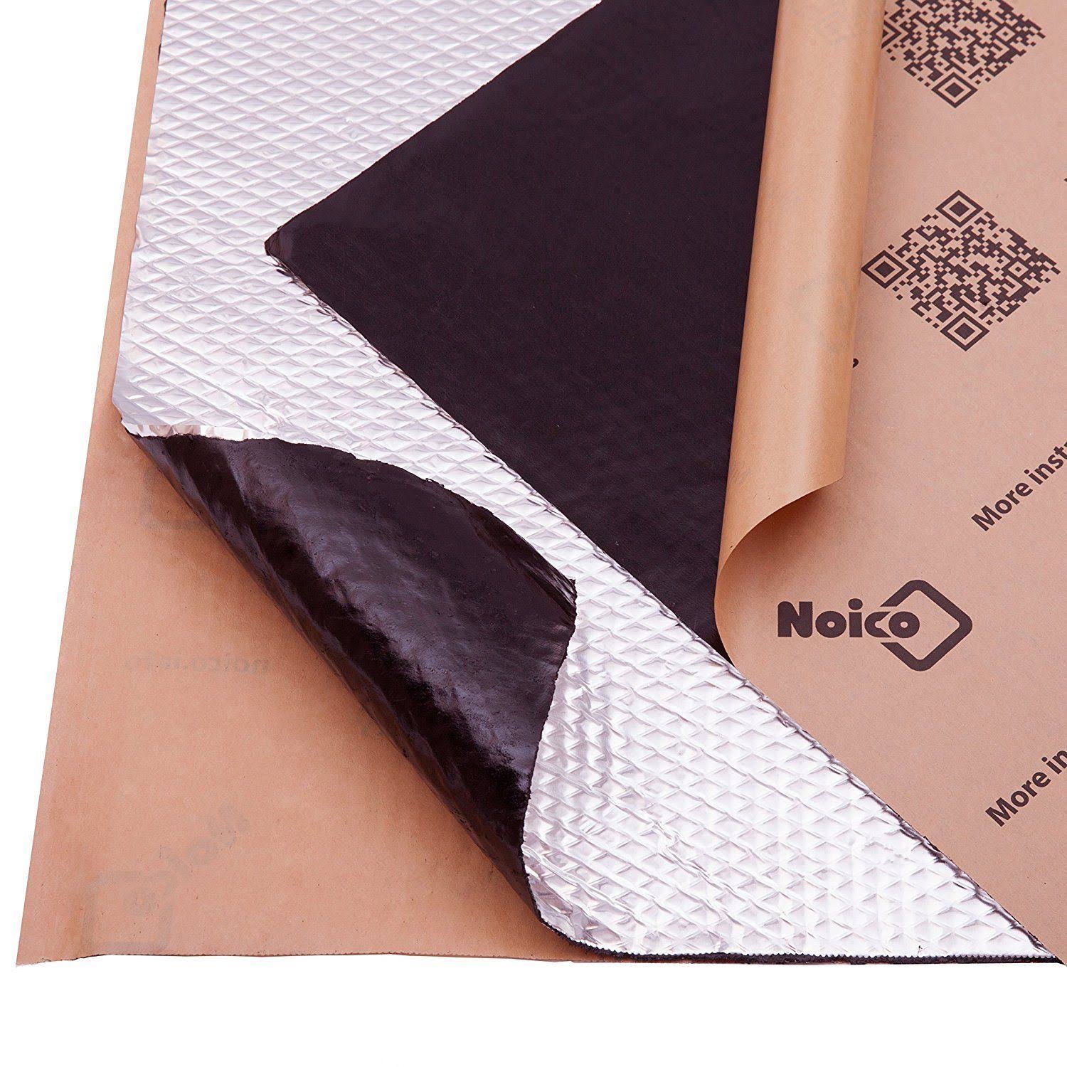 Noico 80 Mil 36 sqft Car Sound Deadening Mat, Butyl Automotive Sound Deadener, Audio Noise Insulation and Dampening