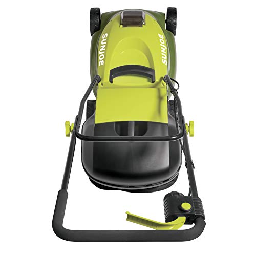 Sun Joe MJ401C-PRO 14-Inch 28-Volt Cordless Push Lawn Mower, w/Rear Discharge Chute, Pro Version