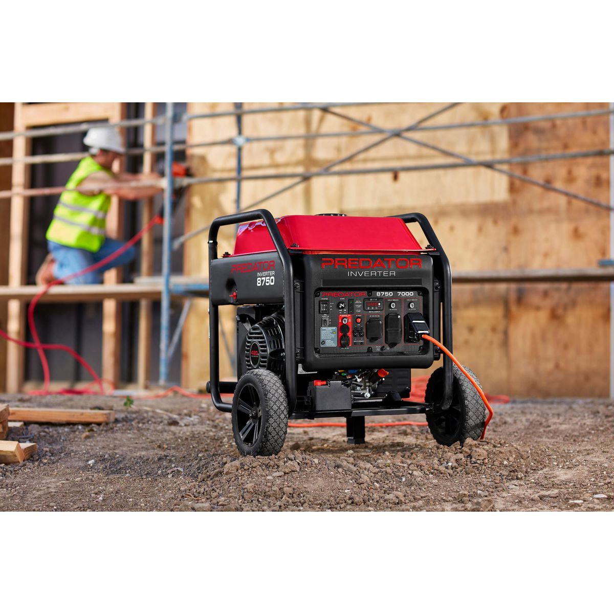 PREDATOR 8750 Watt Open-Frame Inverter Generator with CO SECURE Technology, EPA