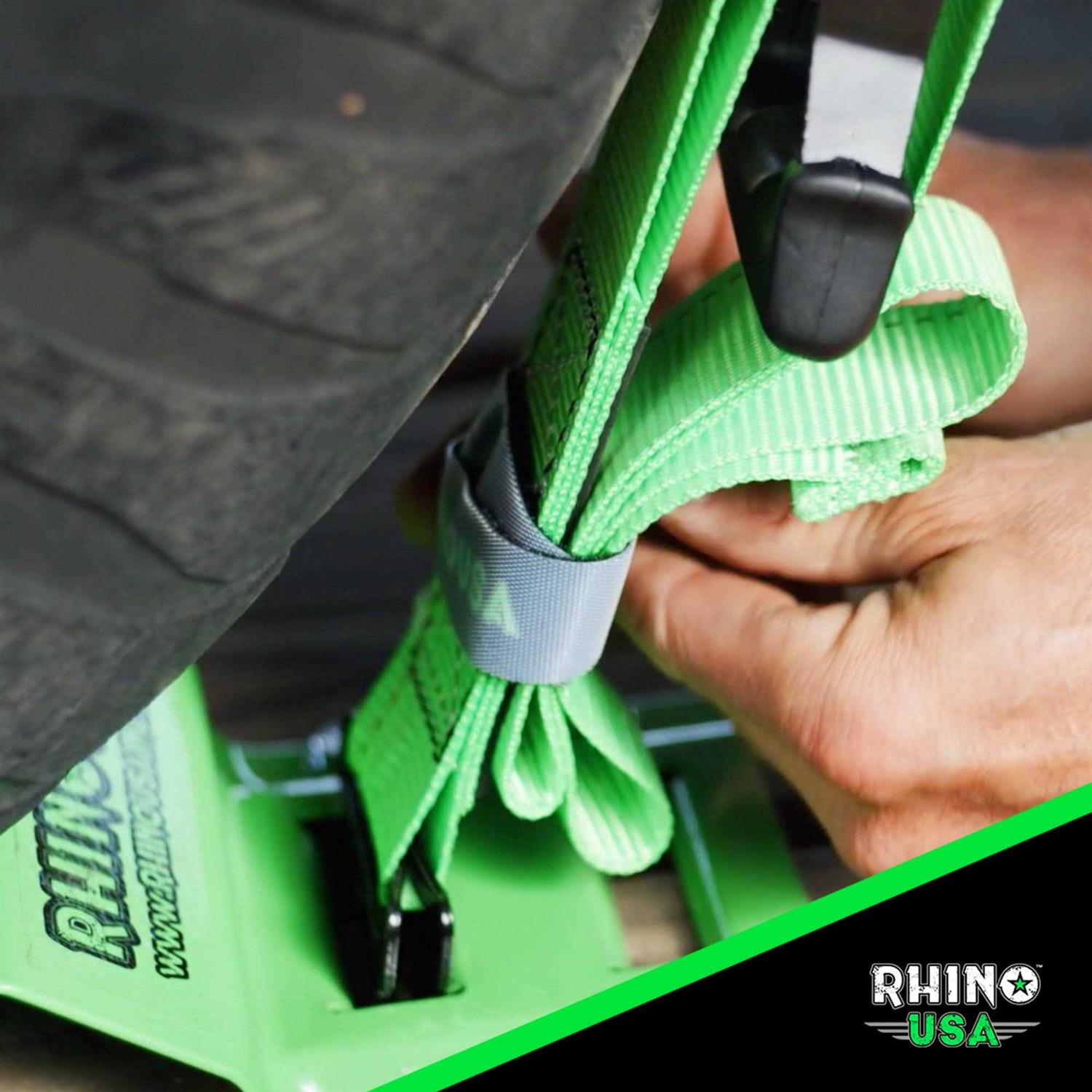 Rhino USA UTV Wheel Chock Tie-Down Kit