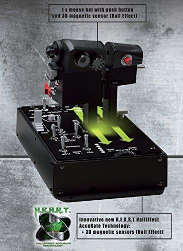 THRUSTMASTER FIghter Bundle - HOTAS Warthog Flight Stick Viper TQS Mission Pack TPR Pedals Worldwide Version (Compatible with PC)