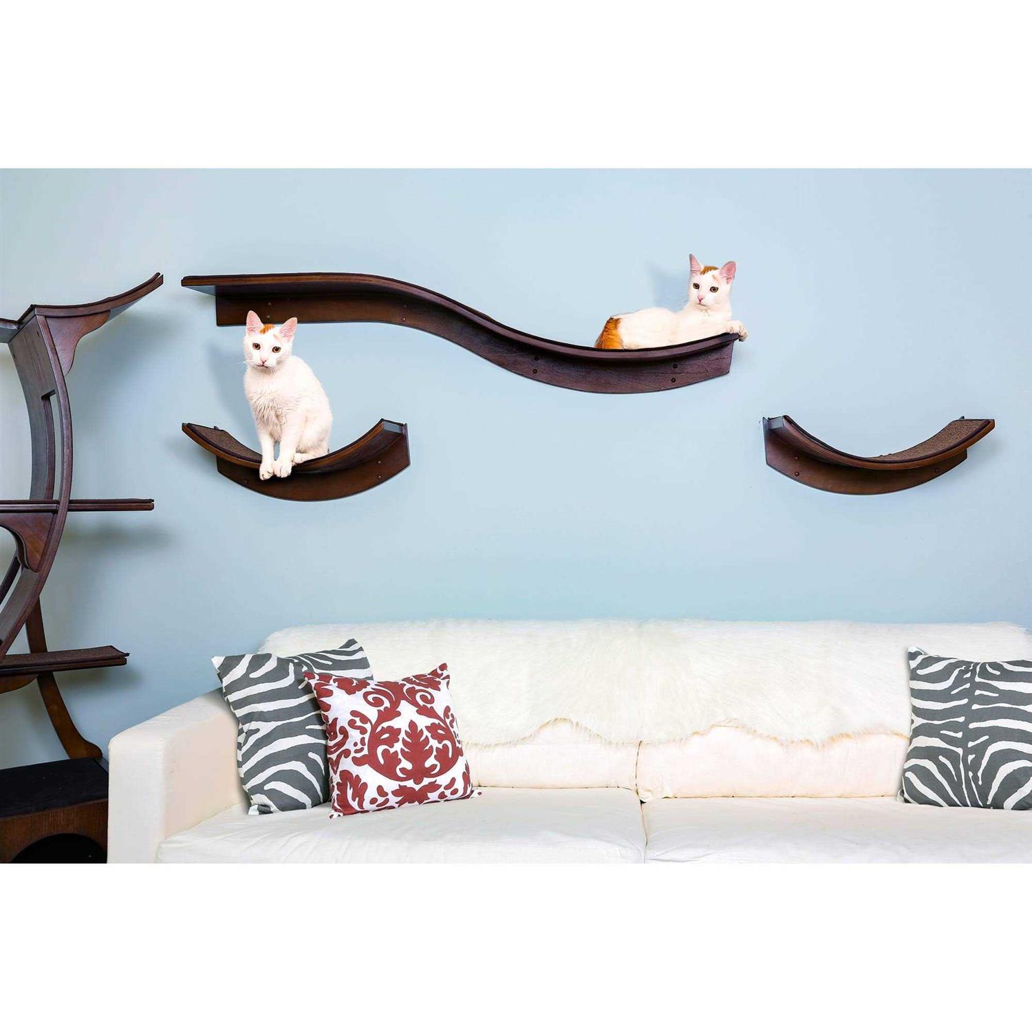 The Refined Feline Lotus Branch Cat Shelf - Pet Supplies online store