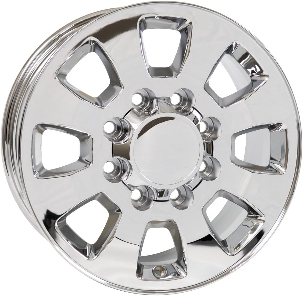 Partsynergy Replacement For 18" Rim fits 2011-2018 GMC Sierra 2500/3500 8x180 Chrome 18x8 Wheel