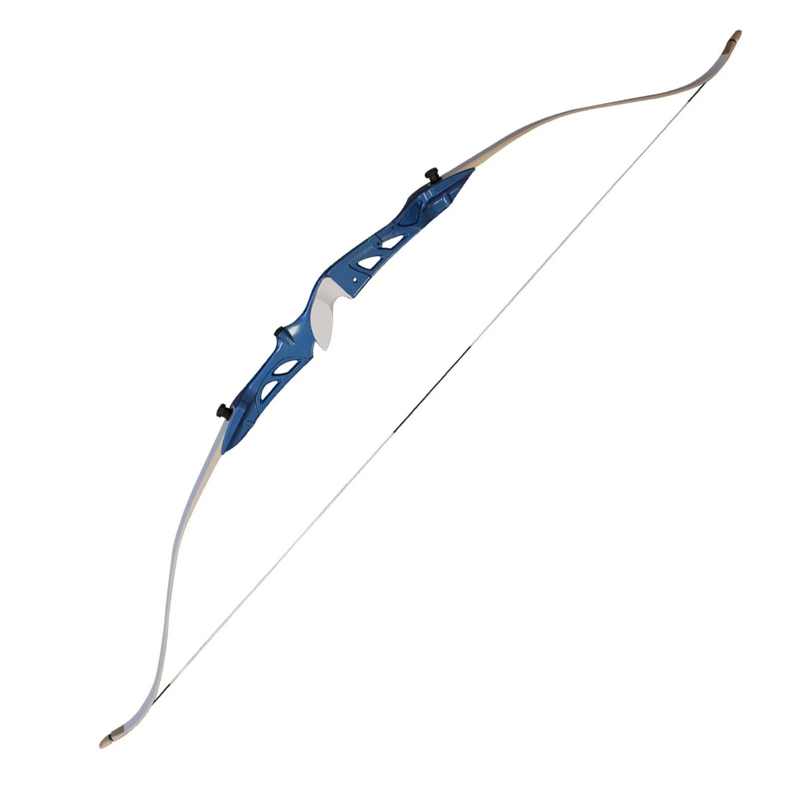 SAS Explorer Metal Riser Takedown Recurve Bow, Blue