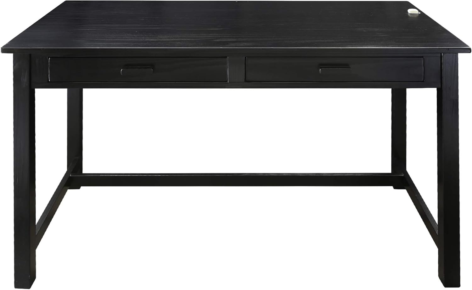 Casual Home Jefferson Work Desk Side Drawer, Concealment Furniture, Black